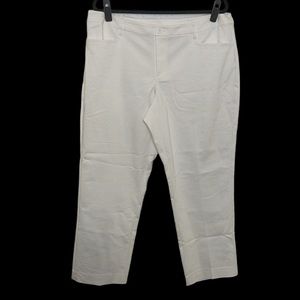 CJ Banks Size 16 Petite Dress Pants White